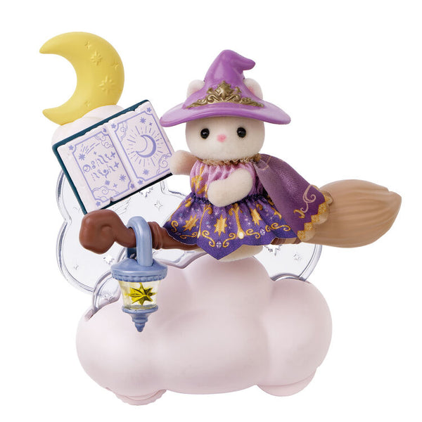 Sylvanian Families Little Tales Collection Moonlight Flying Broom Figure Set Pre-order