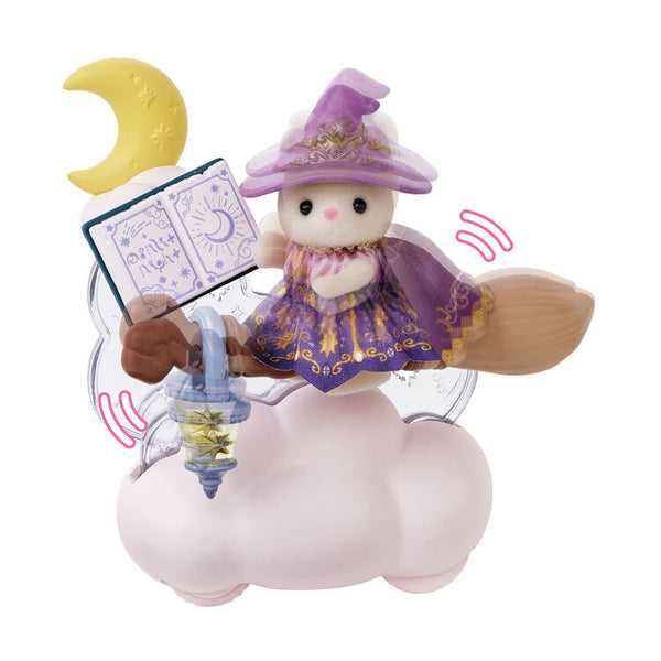 Sylvanian Families Little Tales Collection Moonlight Flying Broom Figure Set Pre-order