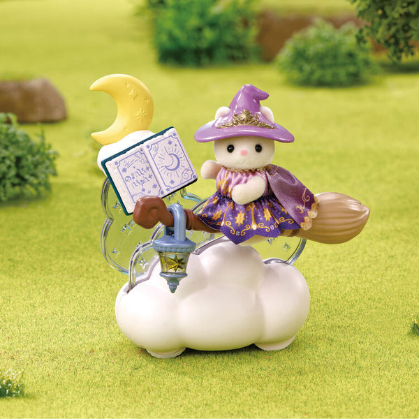 Sylvanian Families Little Tales Collection Moonlight Flying Broom Figure Set Pre-order