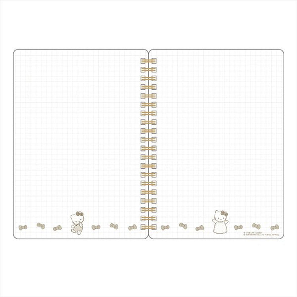 Sanrio Characters × Reiko Kurahashi Hello Kitty B6 Ring Notebook