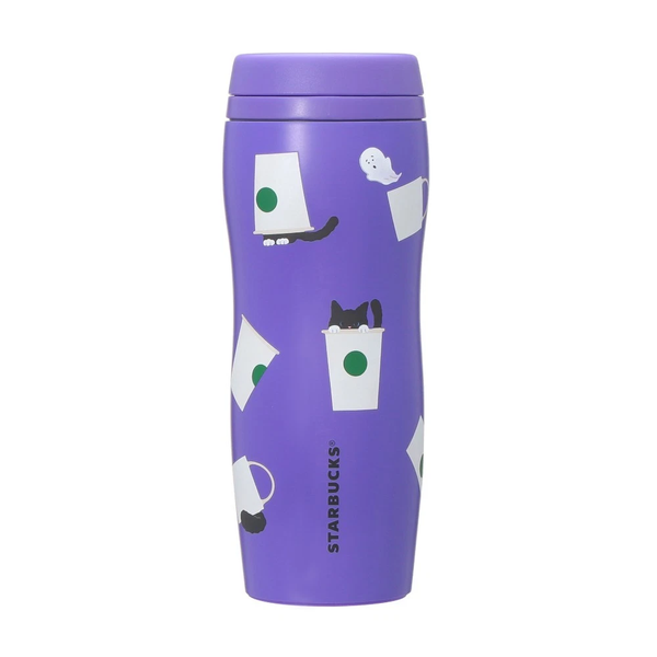 Starbucks Halloween 2025 Cat Curved Stainless Steel Bottle