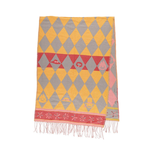 Howl’s Moving Castle Buttoned Jacquard Stole Howl’s Cape Design