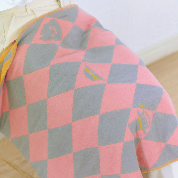 Howl’s Moving Castle Buttoned Jacquard Stole Howl’s Cape Design