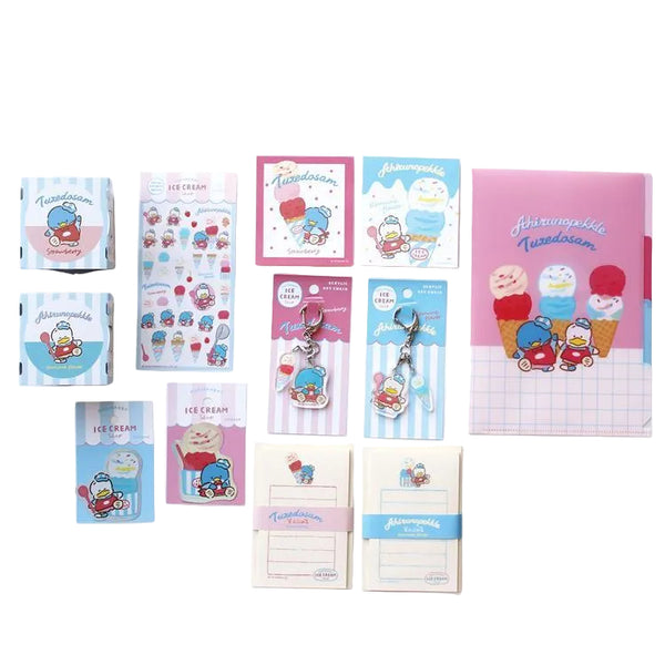 Sanrio Hapidanbui Ice Cream Shop Stationery Tool Box Set