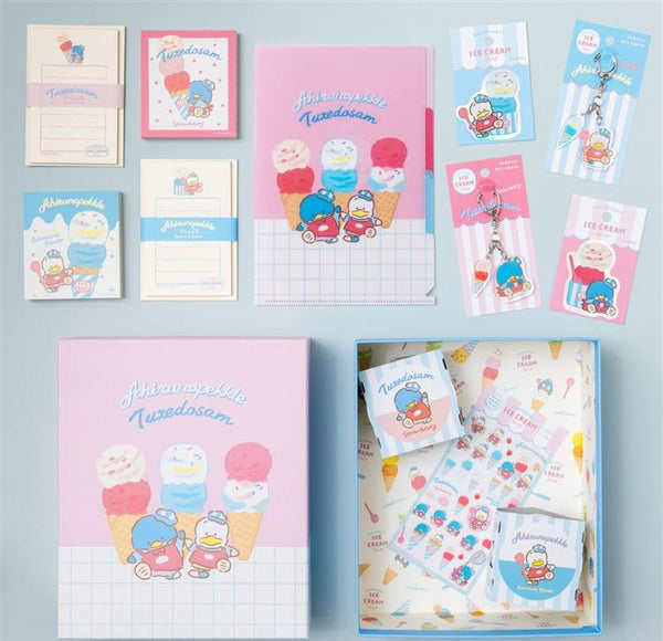 Sanrio Hapidanbui Ice Cream Shop Stationery Tool Box Set