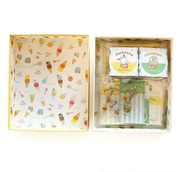 Sanrio Hapidanbui Ice Cream Shop Stationery Tool Box Set