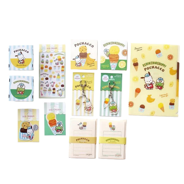 Sanrio Hapidanbui Ice Cream Shop Stationery Tool Box Set