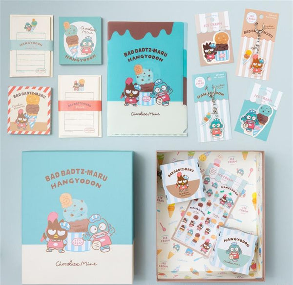 Sanrio Hapidanbui Ice Cream Shop Stationery Tool Box Set