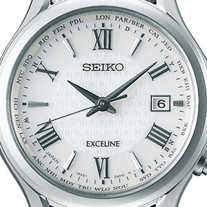 Seiko Exceline SWCW161  Solar Radio-Controlled Watch