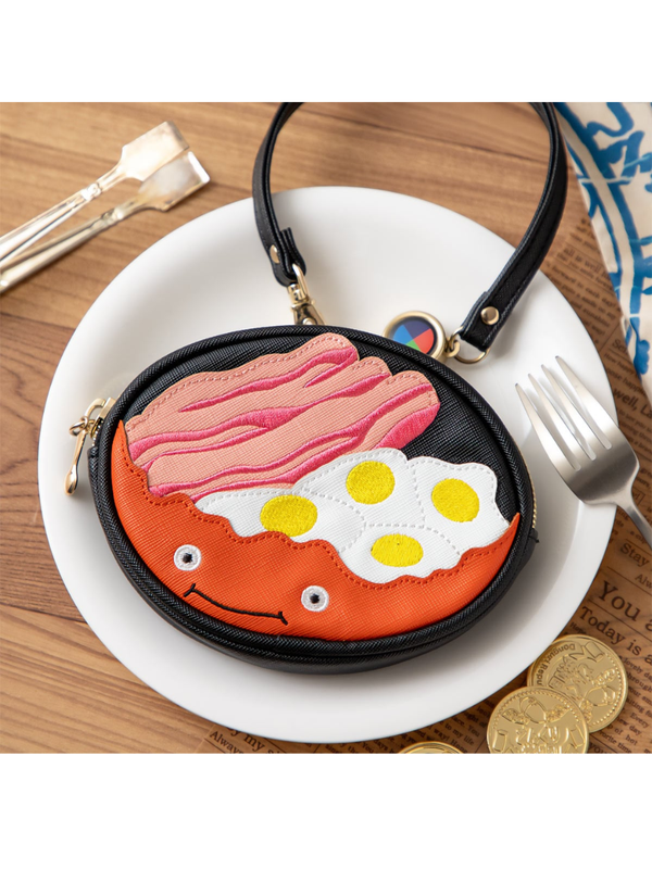 Howl’s Moving Castle Calcifer Coin & Card Case with Retractable Reel