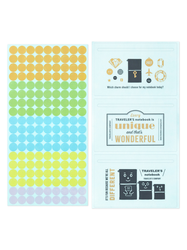 TRAVELER'S notebook 2027 Diary Customization Sticker Set