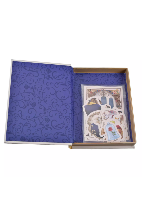 Disney Beauty and the Beast 35th Anniversary Sticker Set in Book-Style Box