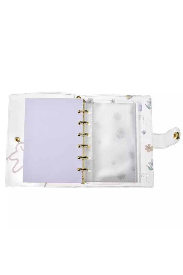 Disney Winnie the Pooh 6-Ring Sticker Binder with Clear Cover