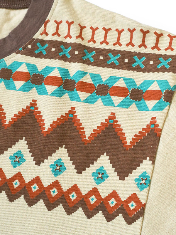 Kapital 20/-Tenjiku Ringer T-shirt (Powwow pt)