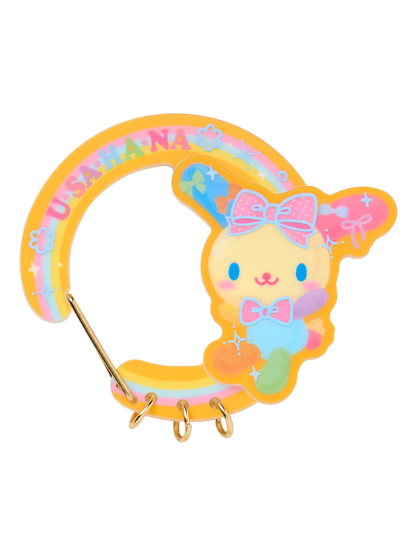 Sanrio Usa Hana Carabiner Keychain Charm "Forever Love Usa Hana" Series