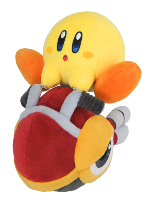 Kirby's Air Riders Kirby & Wheelie Bike Plush Toy