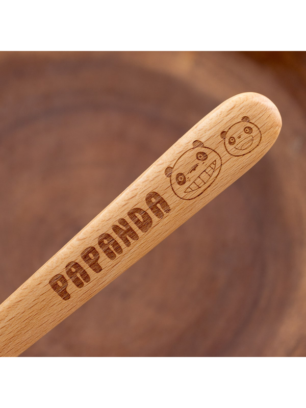 Panda! Go Panda! Papanda Wooden Serving Spoon