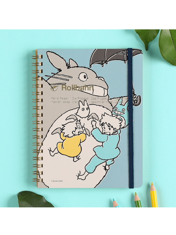 My Neighbor Totoro Rollbahn Pocket Memo Notebook L – Blue