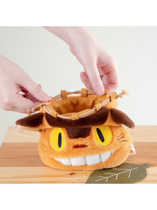 My Neighbor Totoro Catbus Plush Drawstring Pouch Bag