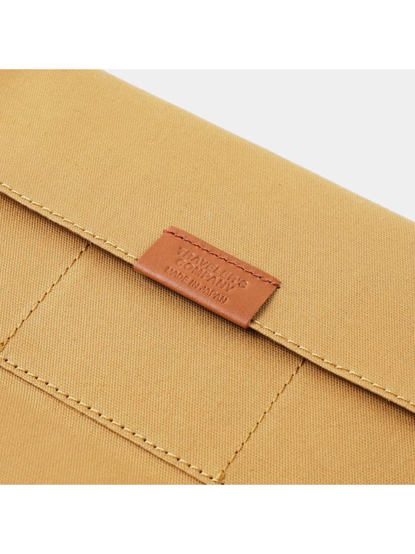 TRAVELER'S notebook Regular Size Cotton Zipper Case – Beige