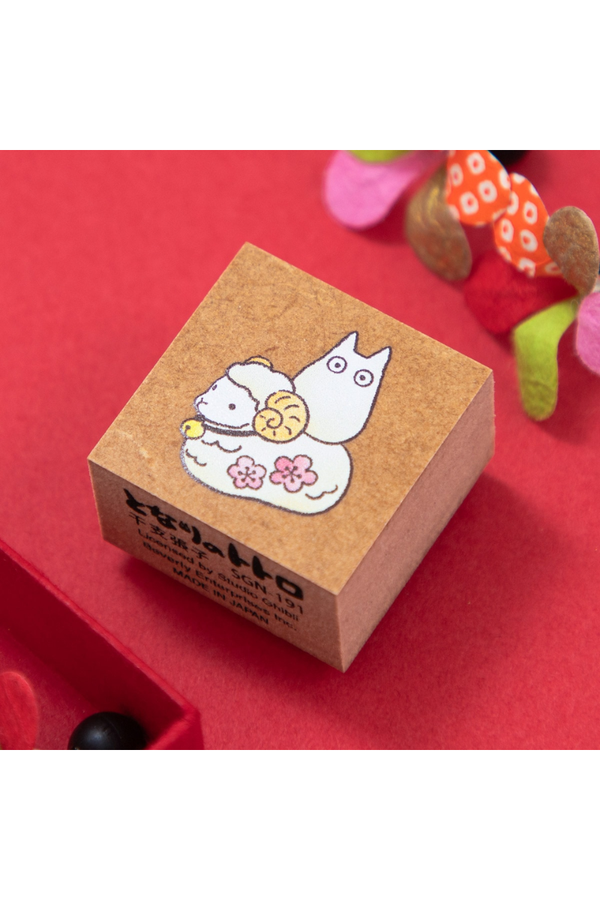 My Neighbor Totoro 2027 New Year Stamp – Baby Totoro with Zodiac Sheep