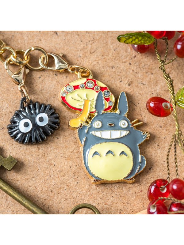 My Neighbor Totoro Big Totoro Metal Charm Keychain
