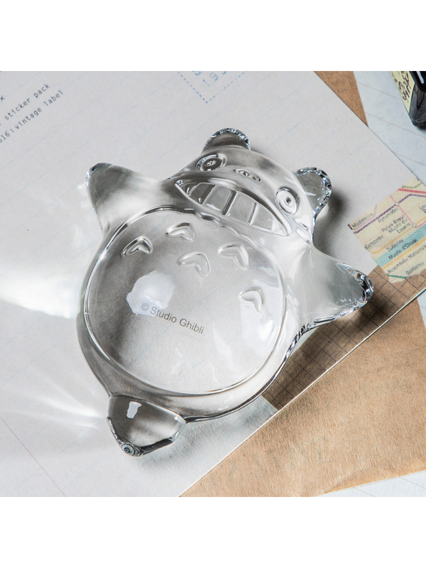 My Neighbor Totoro Crystal Glass Paperweight (Spinning Top Totoro Design)