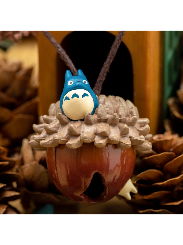 My Neighbor Totoro Acorn Shaker Keychain Medium Totoro and Small Totoro