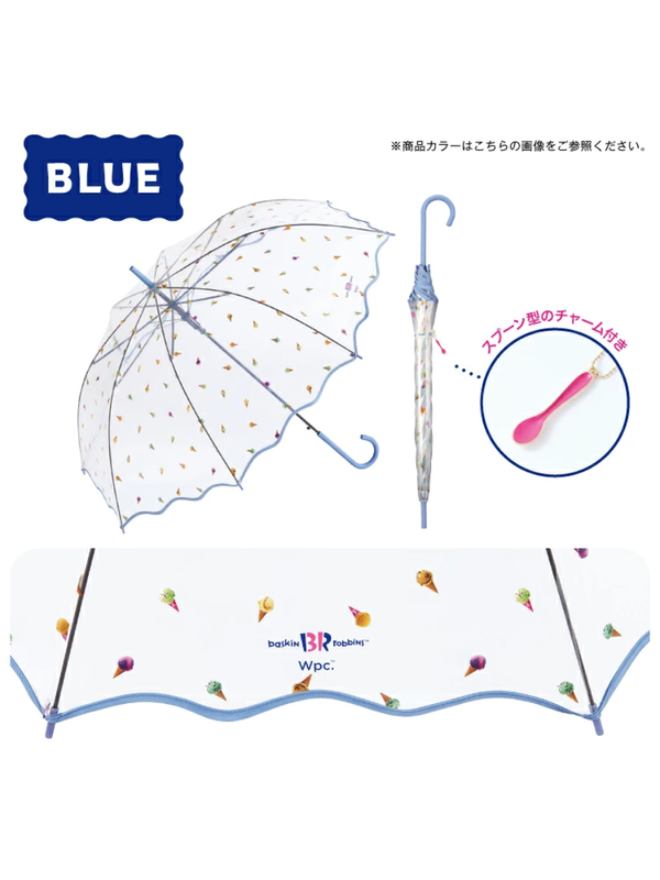 Baskin Robbins x Wpc Long Vinyl Umbrella Ice Cream Print