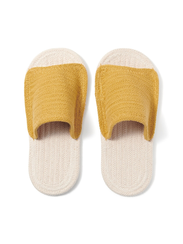 MUJI Cotton Room Sandals Open Toe Slippers