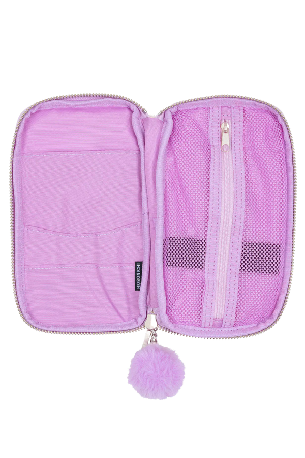 Hobonichi Techo Small Drawer Pouch – Iwate Homespun Pom-Pom Tweed