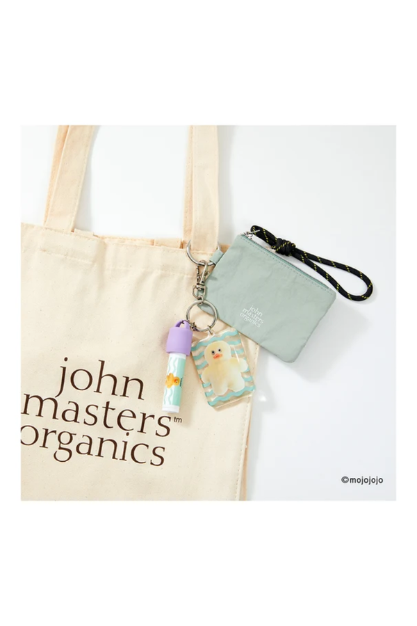 mojojojo × John Masters Organics Lip Calm Keychain & Green Charm Pouch Set
