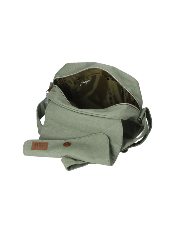 Castle in the Sky Pazu Canvas Bag Shoulder Bag Multi Pocket Tote