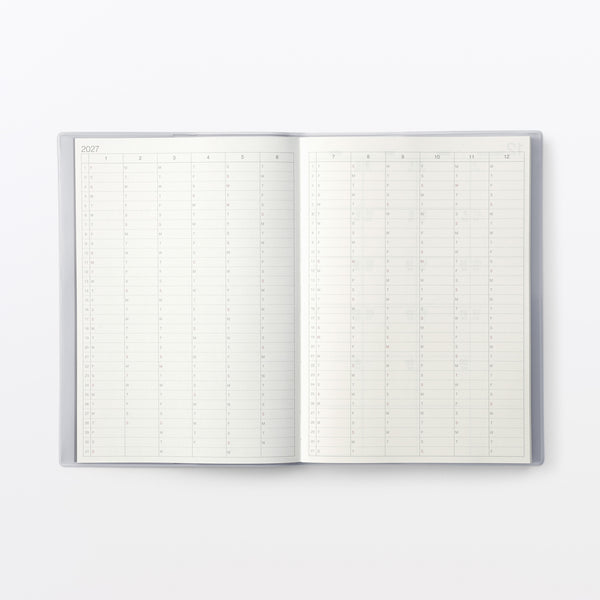 Muji 2026-2028 Monthly & Weekly Planner A6 Monday Start
