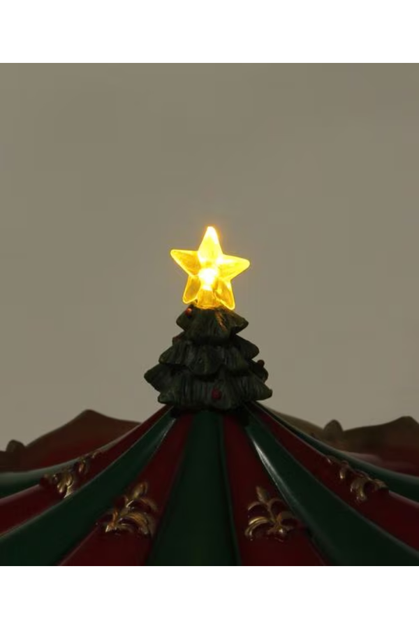 studio CLIP Christmas 2026 Rotating Santa Carousel Decoration