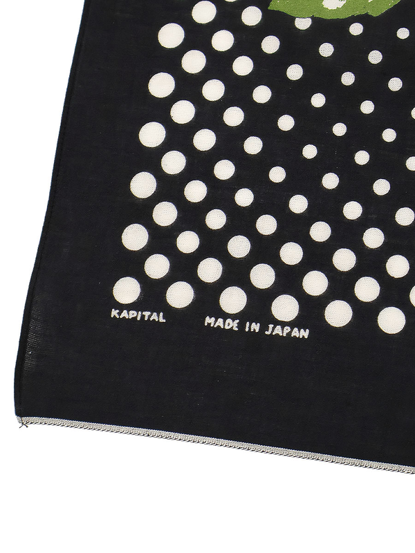 Kapital fastcolor selvedge bandana (TWIN HIBISCUS)
