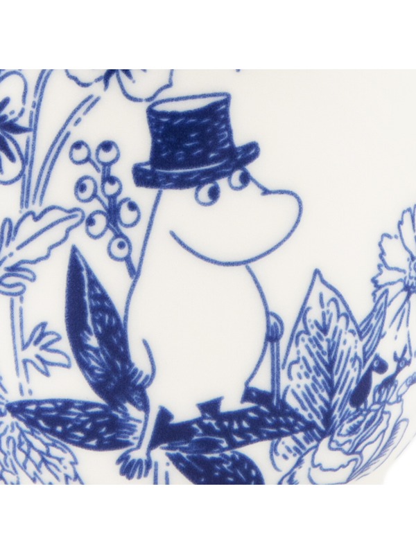 Moomin Haru Cup 0.26L Ceramic Mug Blue White Tableware