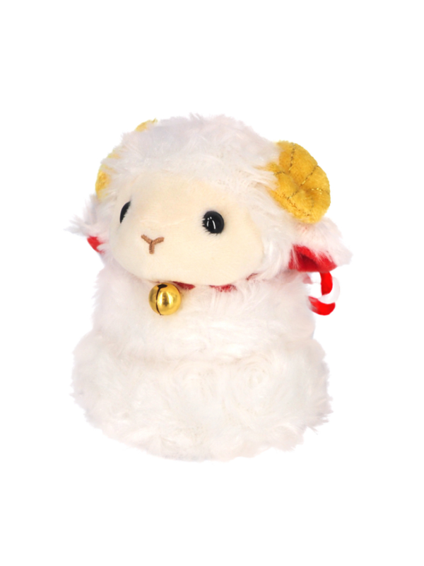 2027 White Sheep Zodiac Plush Toy Hitsuji Mocchi 9.5 cm