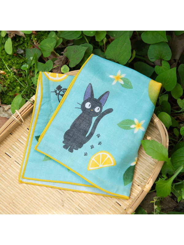 Kiki’s Delivery Service Gauze Handkerchief Lemon Design