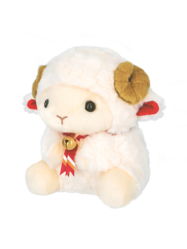2027 Zodiac Sheep Plush Toy Merimaru 17.5 cm