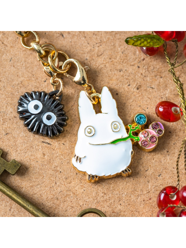 My Neighbor Totoro Small Totoro Metal Charm Keychain