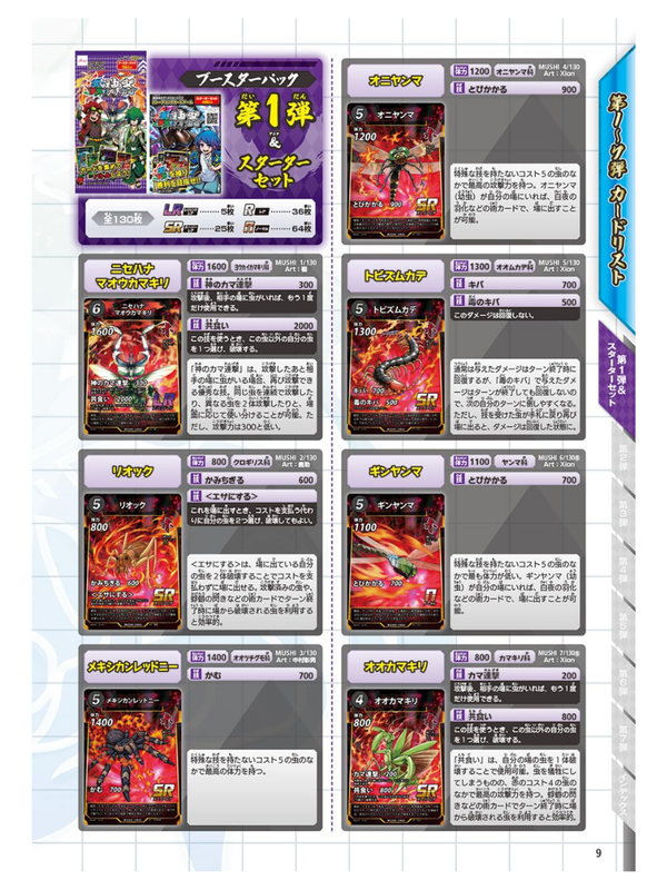 Mushi Jingi Official Perfect Guide Starter Set – The Essence of the Unusual