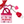 Load image into Gallery viewer, My Melody Carabiner Charm Set
