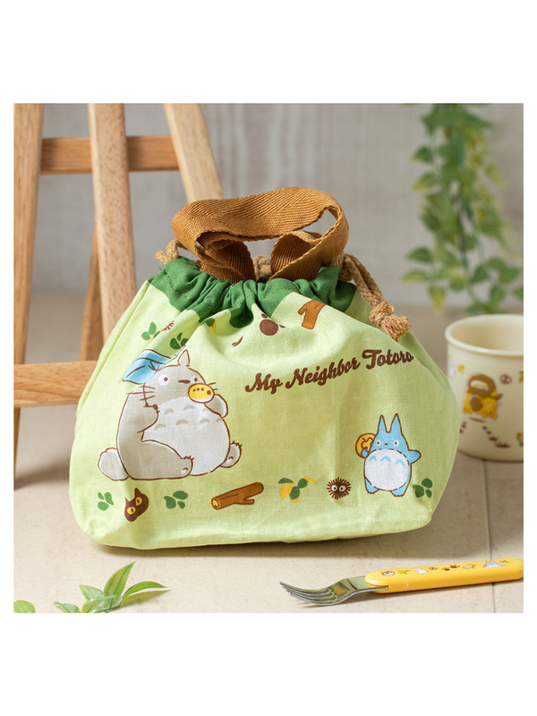 My Neighbor Totoro Lunch Drawstring Bag - Catbus KB7C