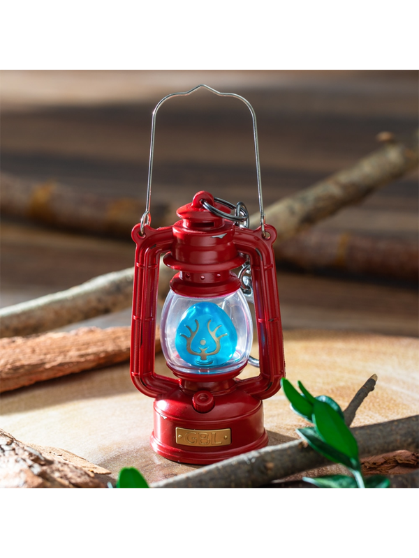 Castle in the Sky Glowing Flying Stone Lantern Keychain