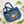 Load image into Gallery viewer, My Neighbor Totoro Denim Lunch Tote Bag Embroidered Floral Design
