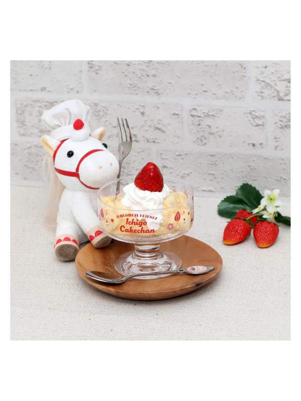 Idol Horse Friends Strawberry Cake Chan Parfait Glass Cup