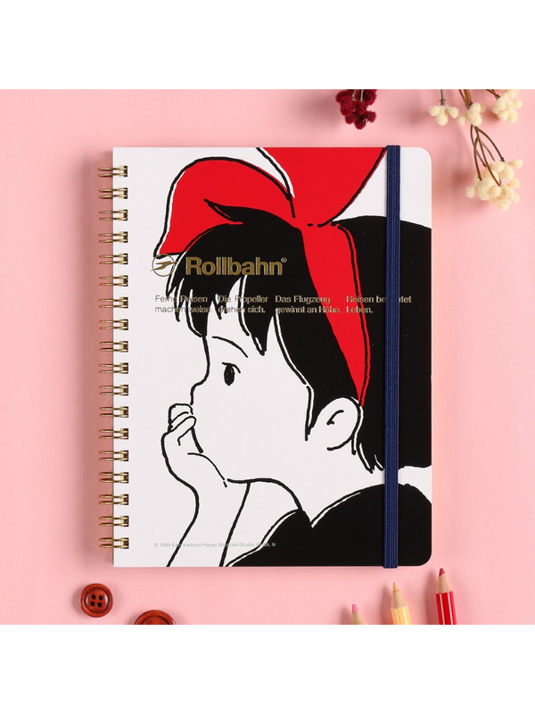 Kiki's Delivery Service Rollbahn Pocket Memo Notebook L – White