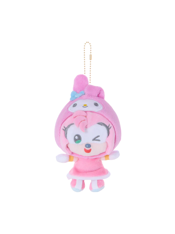 Sonic & Friends x Sanrio Characters Mascot Plush Keychain