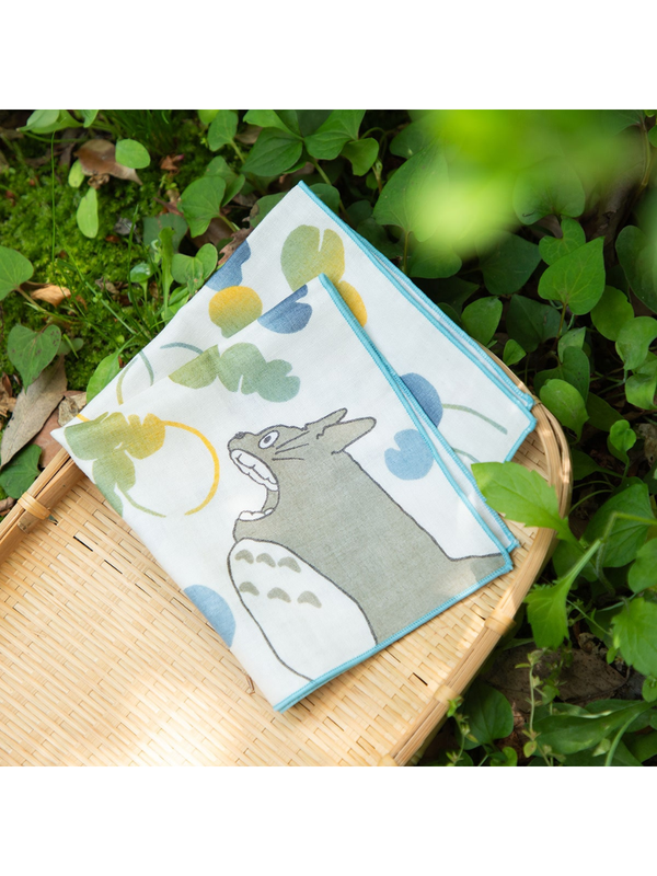 My Neighbor Totoro Gauze Handkerchief Goldfish Water Ripple Design